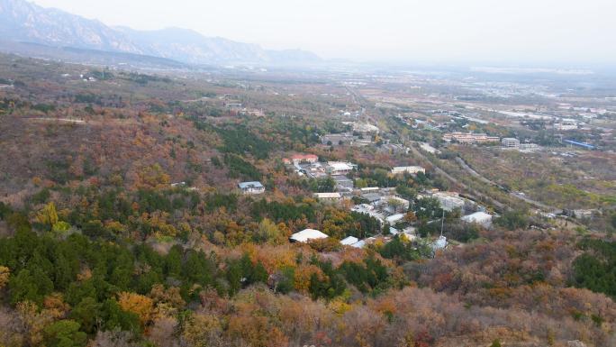 航拍北京西山阳台山秋景秋色-13