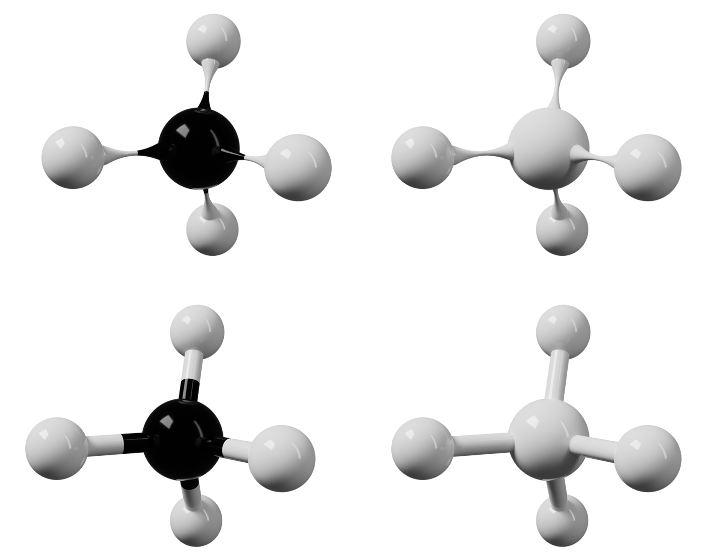 甲烷分子