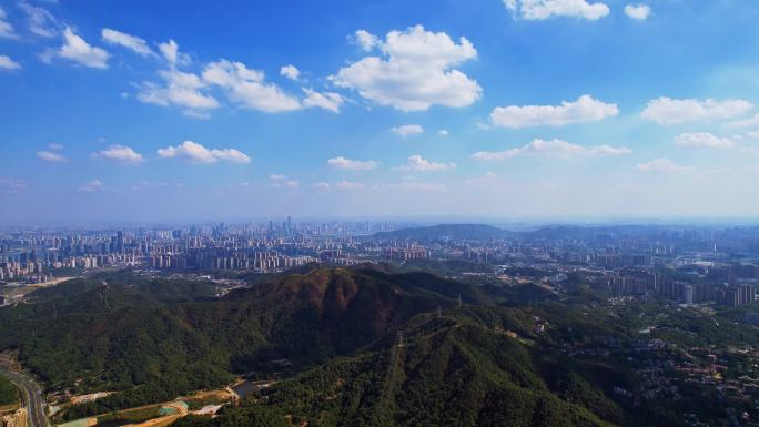 湖南长沙市城市全貌远景