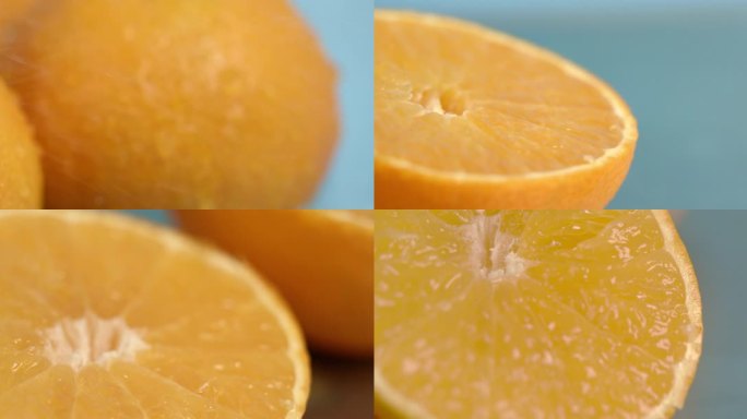 水果橙子柑橘果冻橙