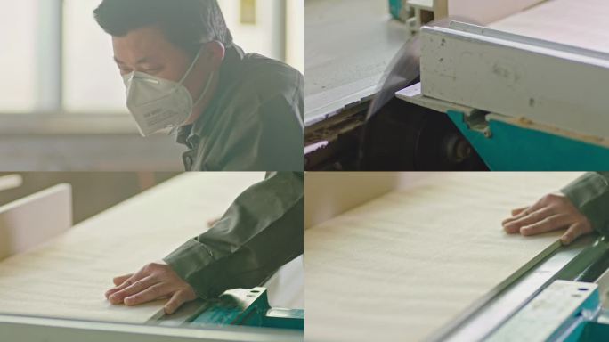 家具切割木材自动化现代化加工制造生产车间