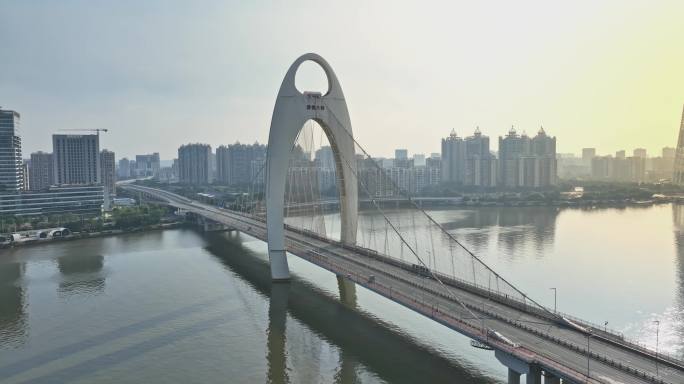 疫情下的广州-猎德桥
