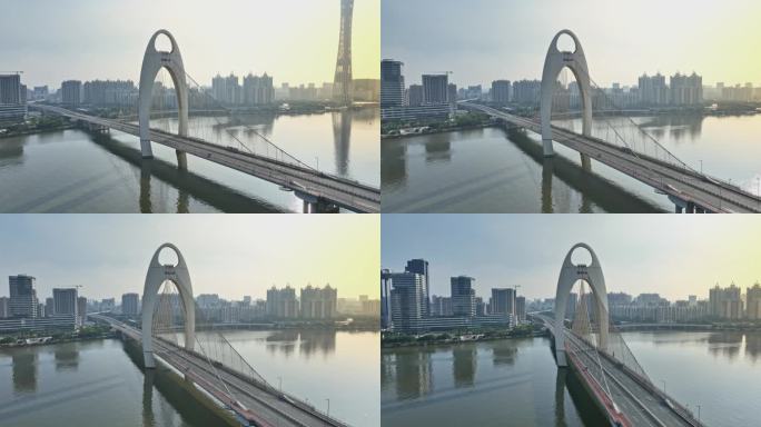 疫情下的广州-猎德桥