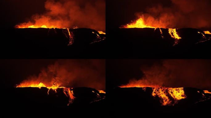 火山火山喷发岩浆地壳运动