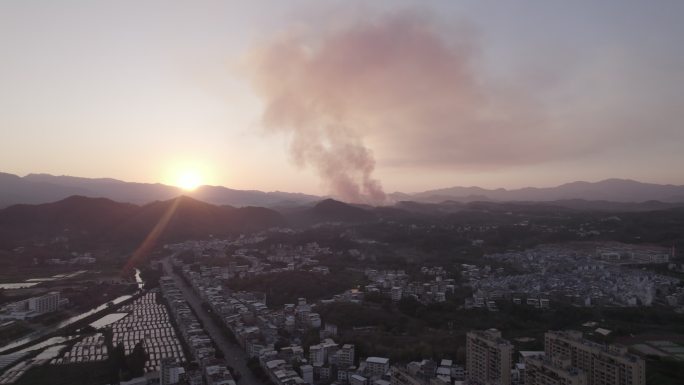 龙岩 上杭 林业 消防演练 练山 清场