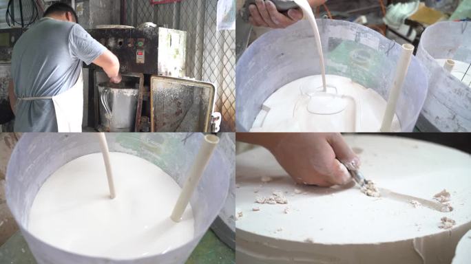 陶瓷工厂制模生成全过程实拍-陶瓷制模