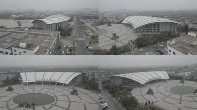 航拍徐州国际会展中心-log
