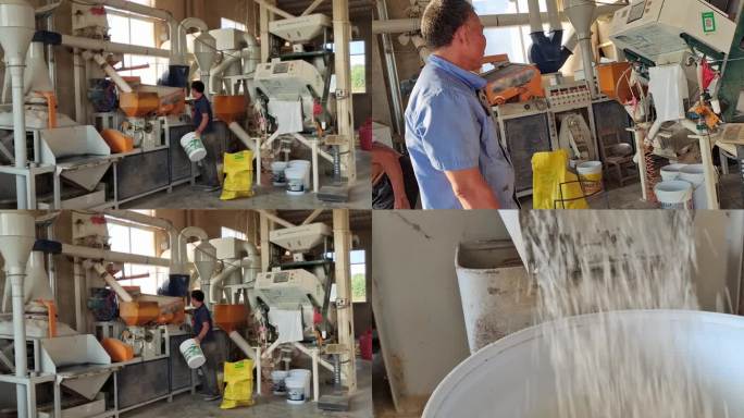 稻谷脱壳过程  辗米机械  农村粮食脱壳