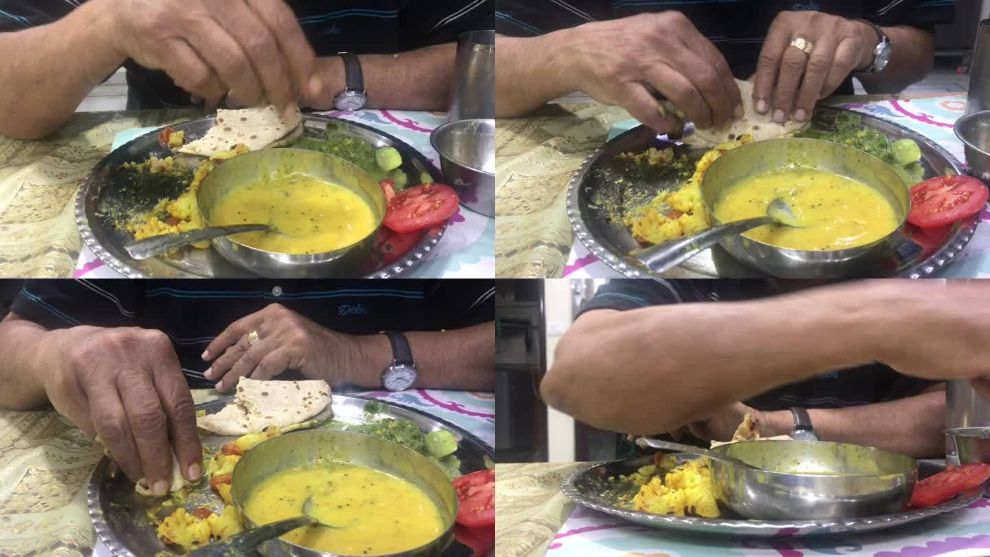 印度饮食习俗用手吃饭不健康