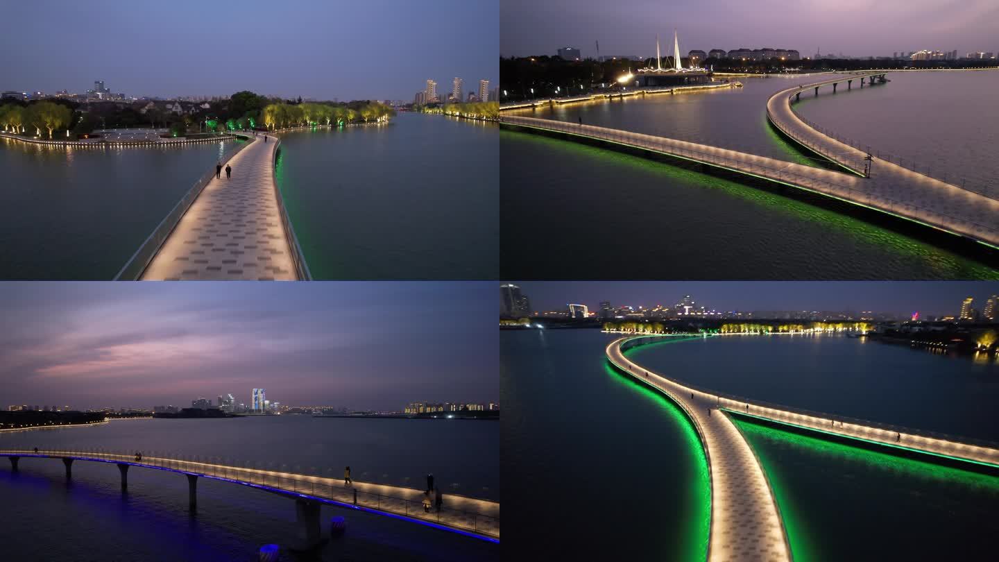 金水湾栈桥夜景