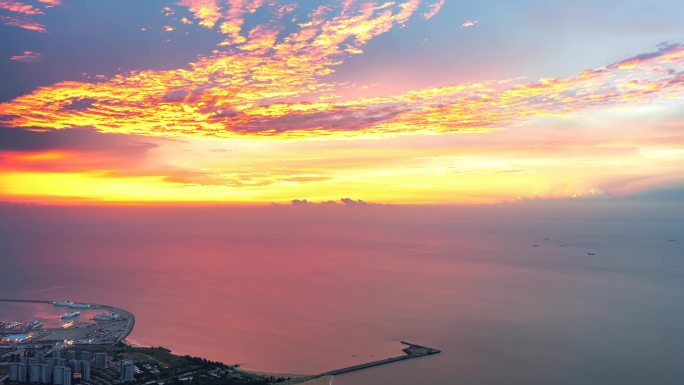 【Mr.星和】海口新海港晚霞夕阳