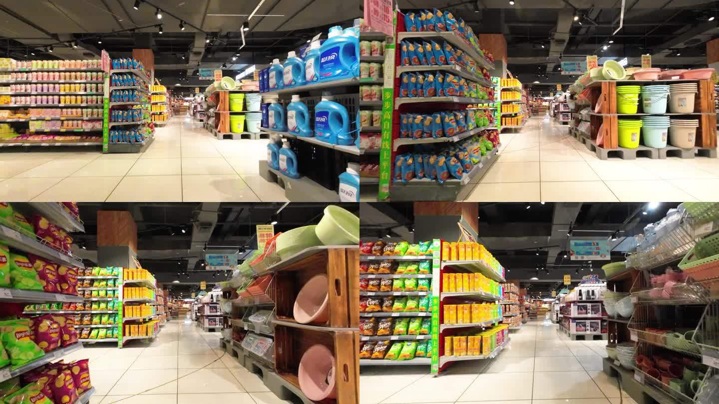 超市 商品陈列 食品日化区