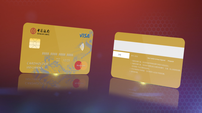 信用卡借记卡银行卡AE模板