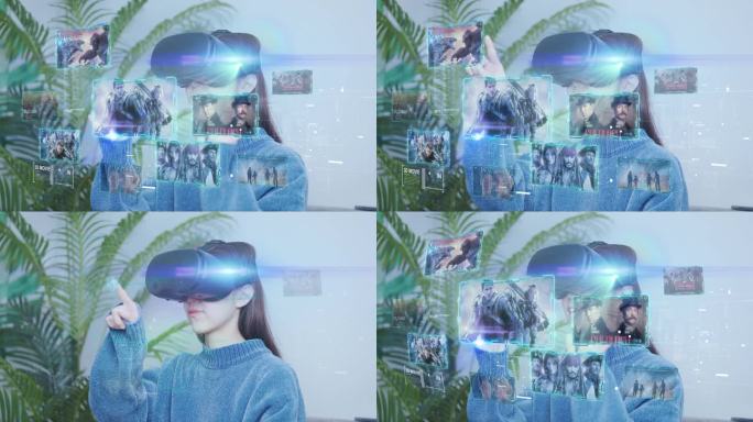 全息VR眼镜虚拟触屏