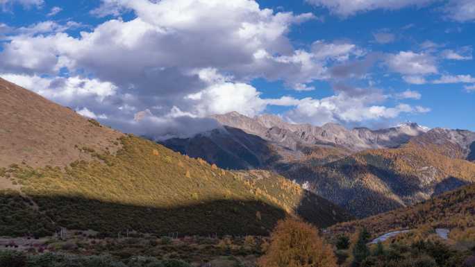 亚拉雪山 延时摄影