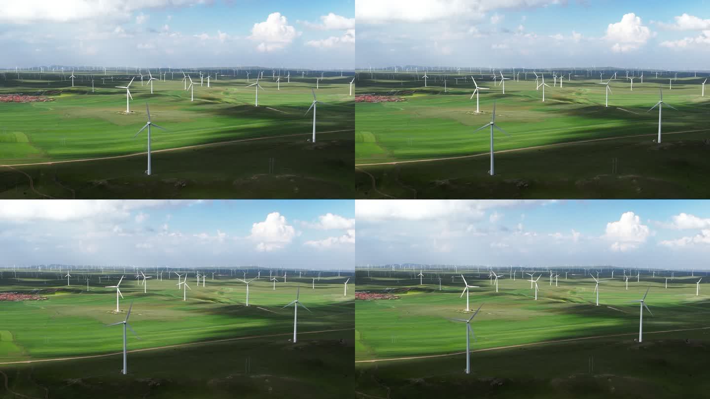 风力涡轮机风力发电清洁能源环保风电新能源