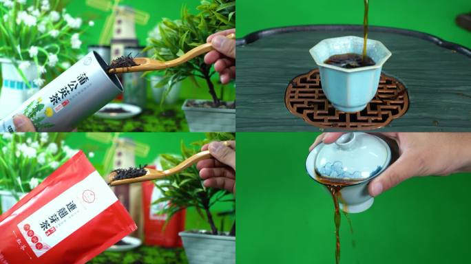 茶道茶艺沏茶 喝茶 茶文化C