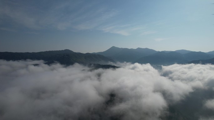 福建福安山中云雾