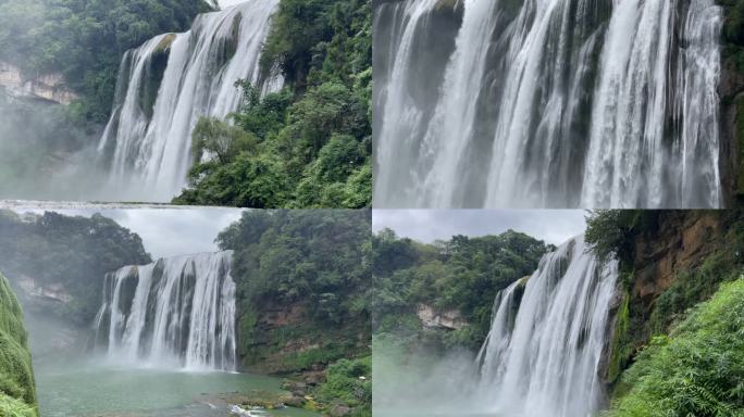 多角度拍摄贵州黄果树大瀑布