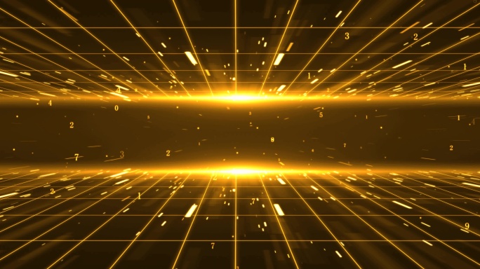 金色粒子空间背景 8k