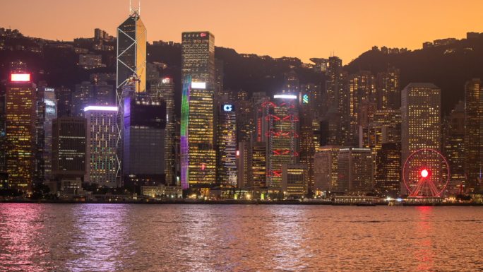 可商用 天星码头 香港夜景 维多利亚港
