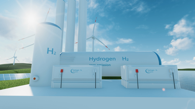 H2氢能源 环保 绿色 新能源