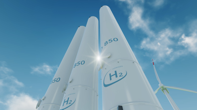 H2氢能源 环保 绿色 新能源