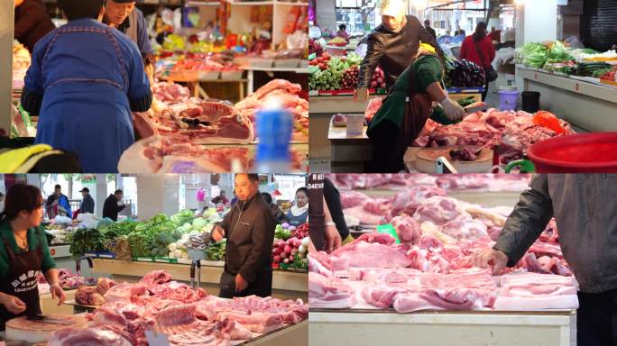 菜市场猪肉