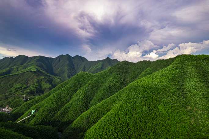 山区航拍延时6k