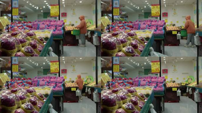 水果店顾客选购一组02