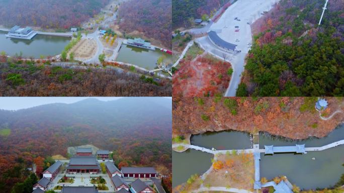 4K航拍短片.大连北普陀景区横山寺