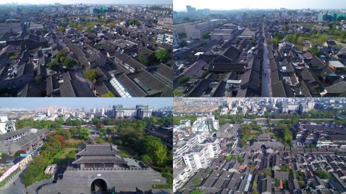 扬州市东关街航拍
