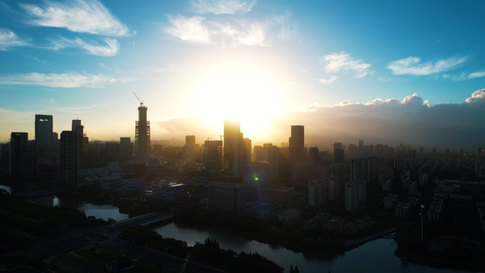 东部新城日出