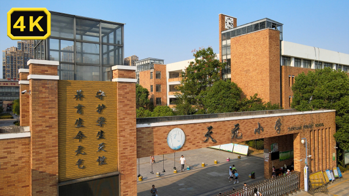 天元小学学校航拍