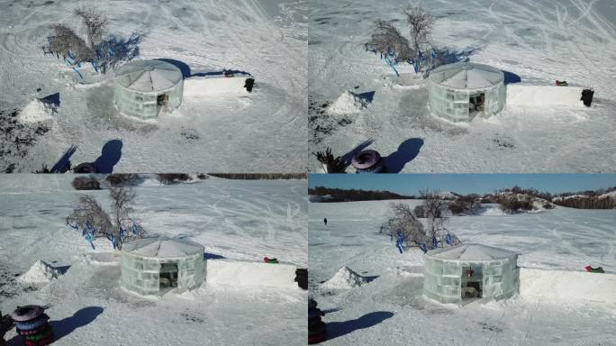 冰屋-冬季草原上可以吃火锅的冰房子