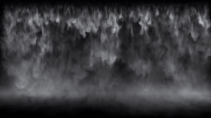 流动瀑布雾气动态模拟流水浓雾 带通道