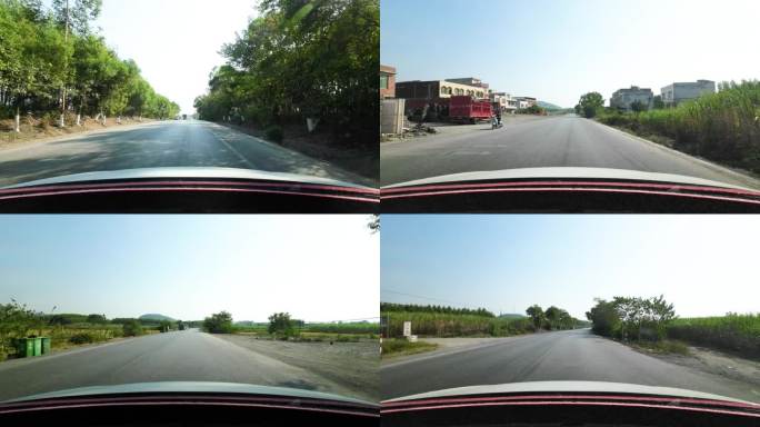 国道行驶 行车记录仪视频