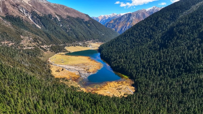 香格里拉高山风光_无底湖