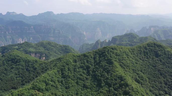 最新太行山脉航拍高清4k崇山峻岭