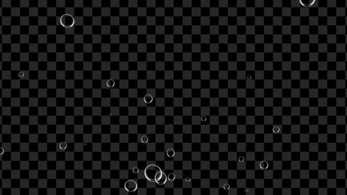 水底水泡气泡3-alpha通道