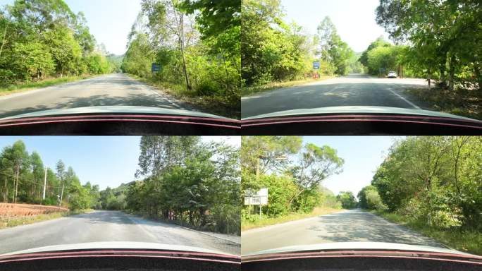 国道行驶 行车记录仪视频