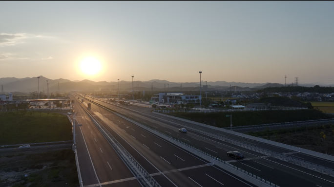 高速公路服务区4k