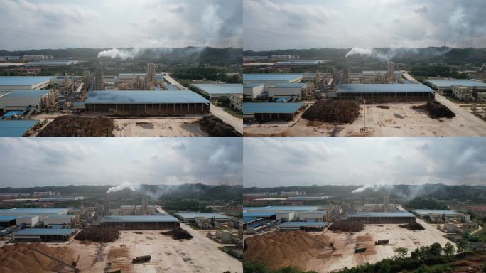环境污染 化工厂 水泥厂 烟囱 环境保护