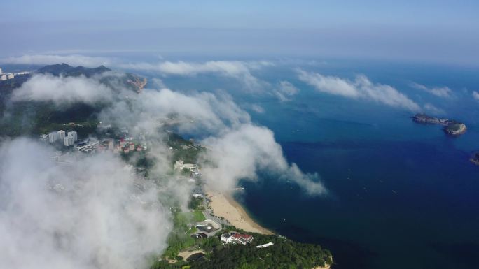 【海岸线】城市 透过云层