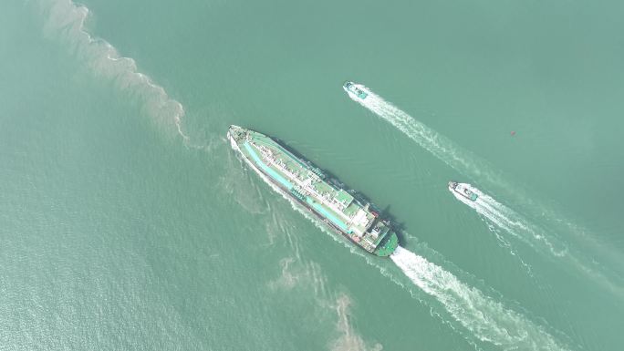 LNG 船舶 航行 出海 深圳 蛇口