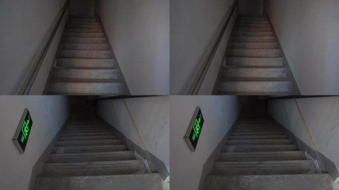 楼梯安全出口，消防通道，安全出口指示灯