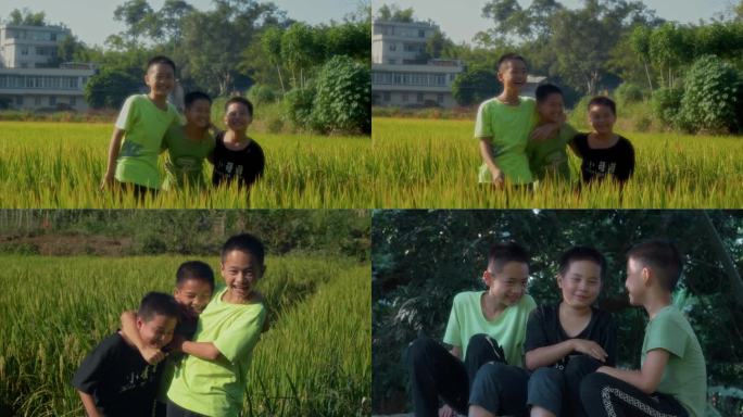 童年微笑笑脸童真小学生儿童健康快乐成长