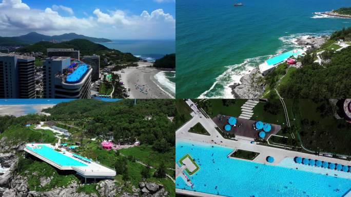 2023最新阳江海陵岛无边际泳池悬崖泳池