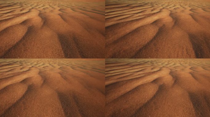 4k流沙风吹沙子沙漠②