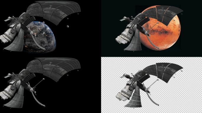 飞跃空间站VR全景序列分层通道